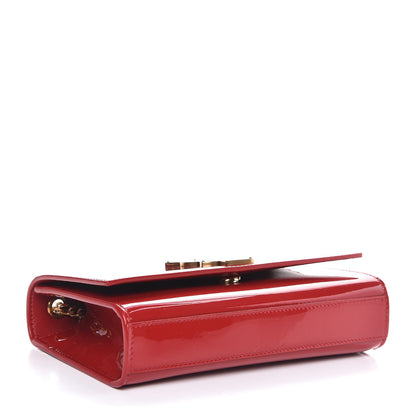 Saint Laurent Patent Small Monogram Kate Satchel Red 4 of 7