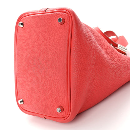 Hermes Taurillon Clemence Picotin Lock 18 PM Rose Jaipur 10 of 10