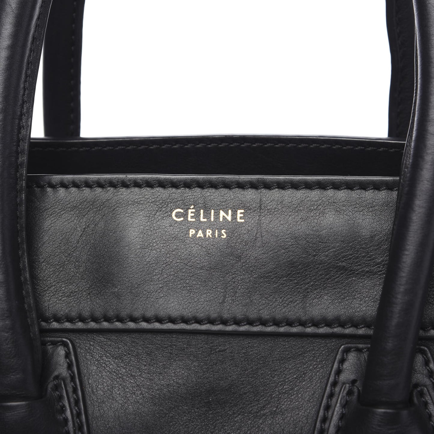 Smooth Calfskin Mini Luggage Black