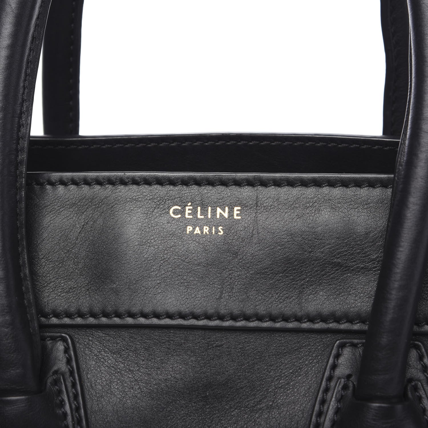 Celine Smooth Calfskin Mini Luggage Black 12 of 12