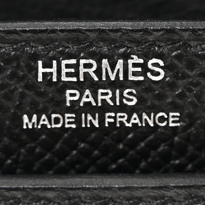 Hermes Epsom Kelly Depeches 25 Pouch Black 7 of 11