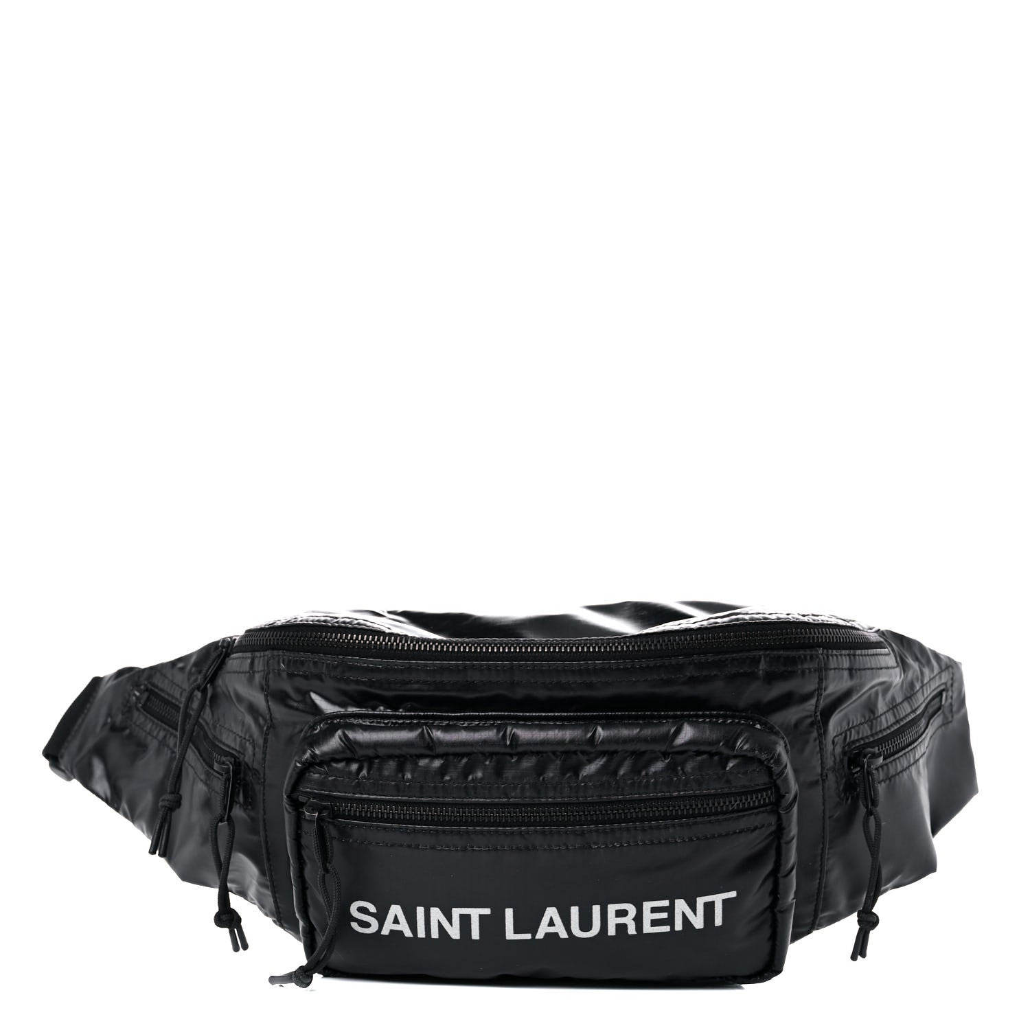 Saint Laurent Nylon Logo Ripstop Body Belt Bag Black 1 of 9