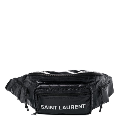 Saint Laurent Nylon Logo Ripstop Body Belt Bag Black 1 of 9