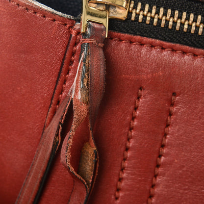 Celine Smooth Calfskin Medium Edge Shoulder Bag Red 15 of 16