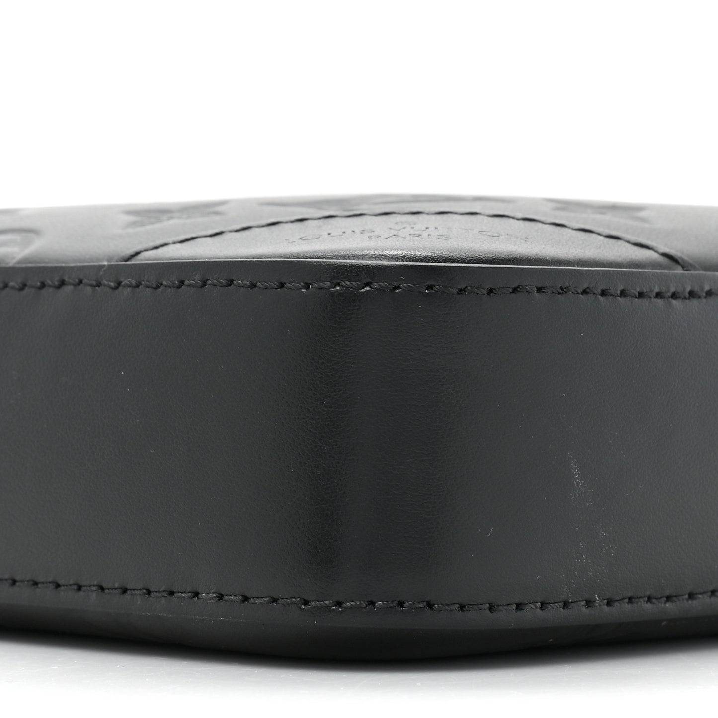 Calfskin Monogram Shadow Duo Messenger Black