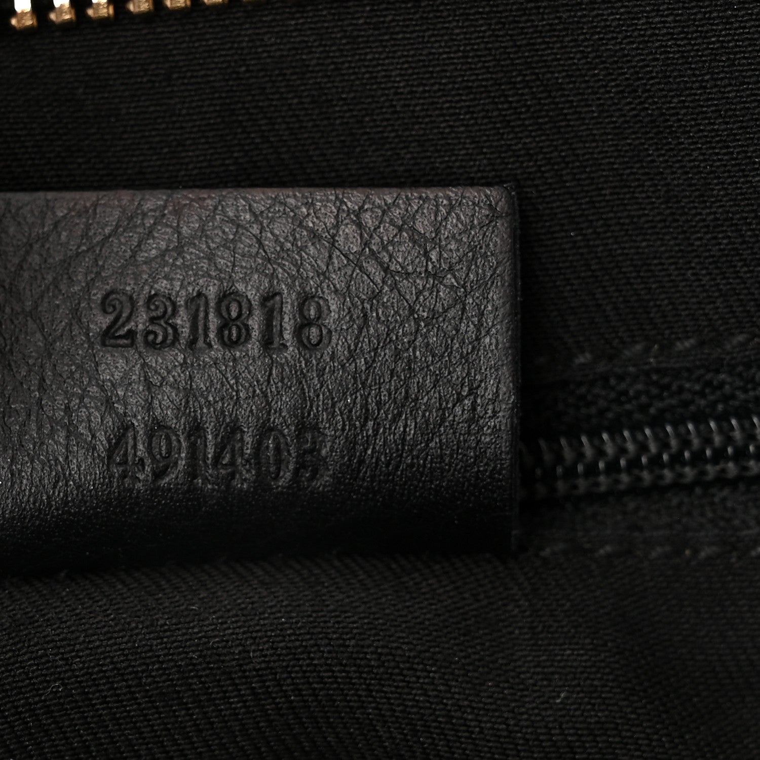 Gucci Guccissima Suede Charmy Boston Black 7 of 10