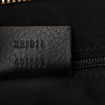 Gucci Guccissima Suede Charmy Boston Black 7 of 10