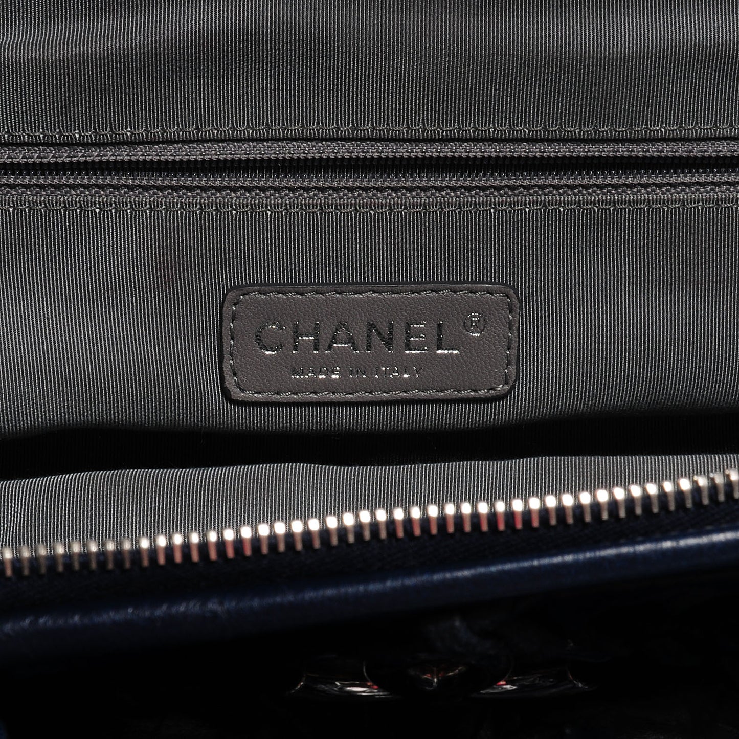 Calfskin Ultra Stitch Bowler Navy