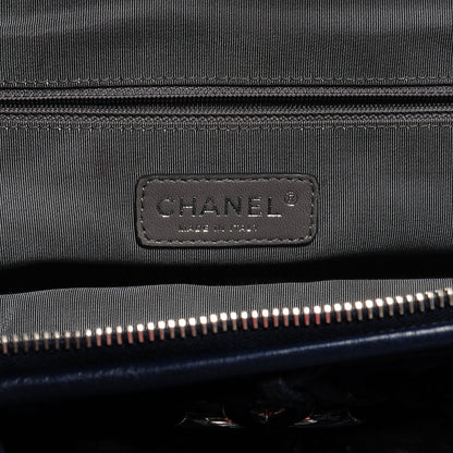 Chanel Calfskin Ultra Stitch Bowler Navy 6 of 7