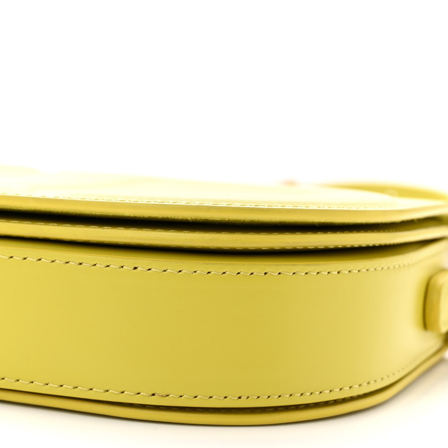 Christian Dior Calfskin CD Signature Flap Crossbody Lime 10 of 12