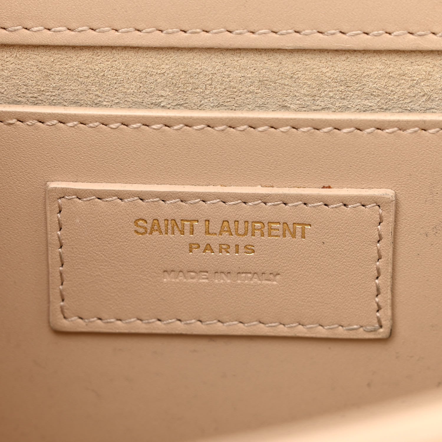 Saint Laurent Smooth Calfskin Medium Classic Monogram Kate Tassel Satchel Nude Powder 6 of 16