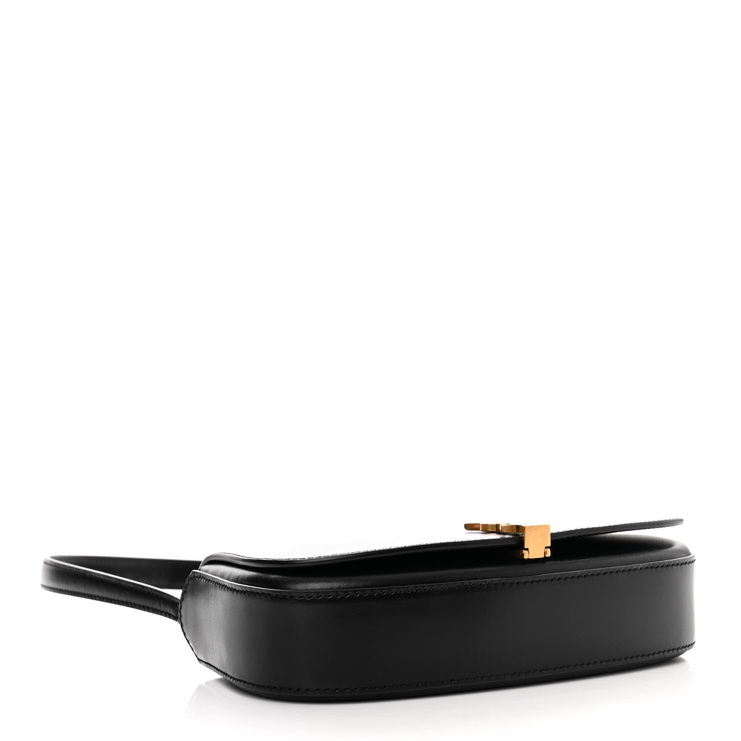 Saint Laurent Box Calfskin Mini Voltaire Shoulder Bag Black 4 of 12