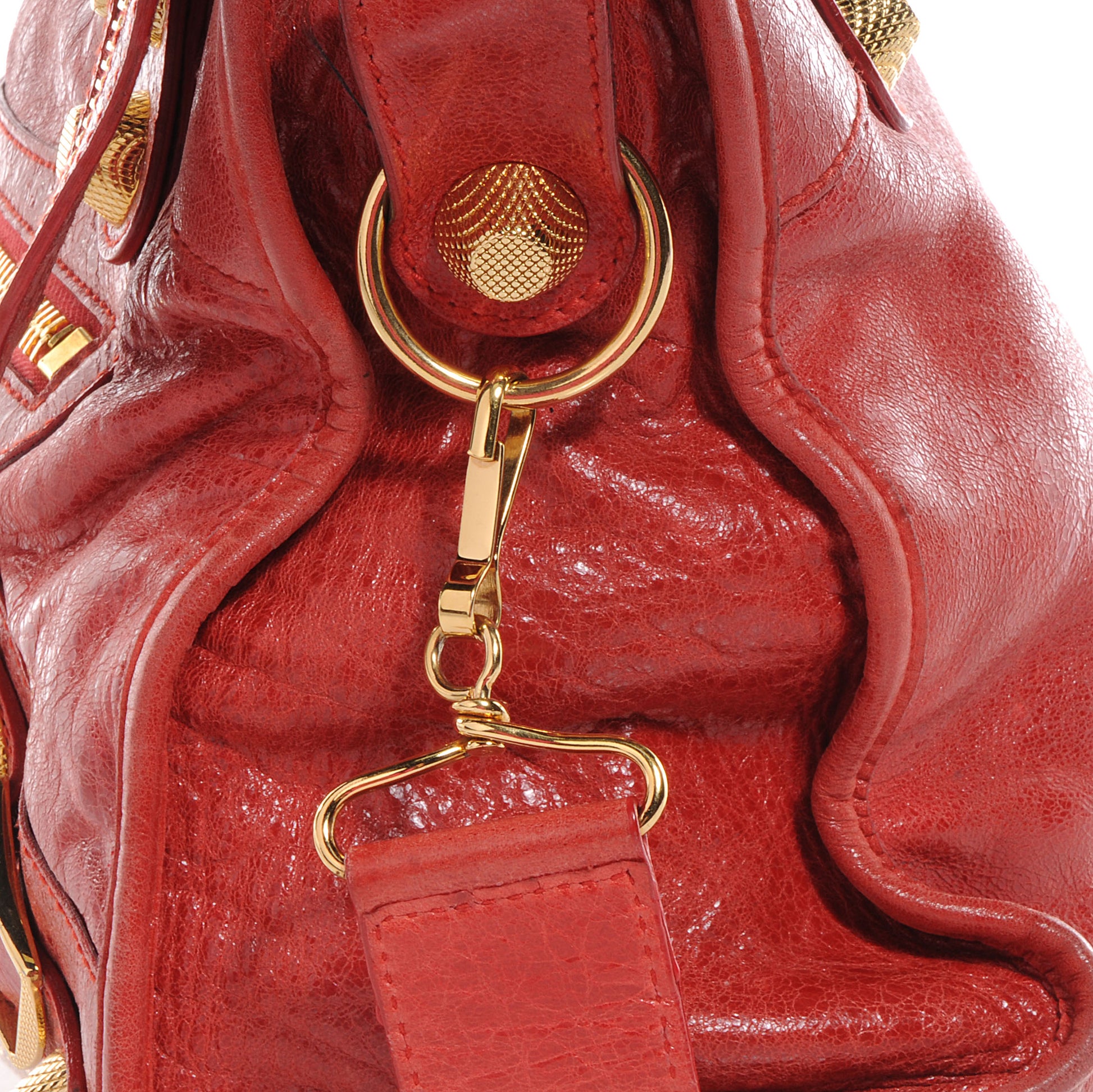 Balenciaga Chevre Giant 21 Gold Hardware City Vermillion 9 of 13