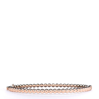 Van Cleef & Arpels 18K Rose Gold Perlee Pearls of Gold Bracelet M 3 of 6