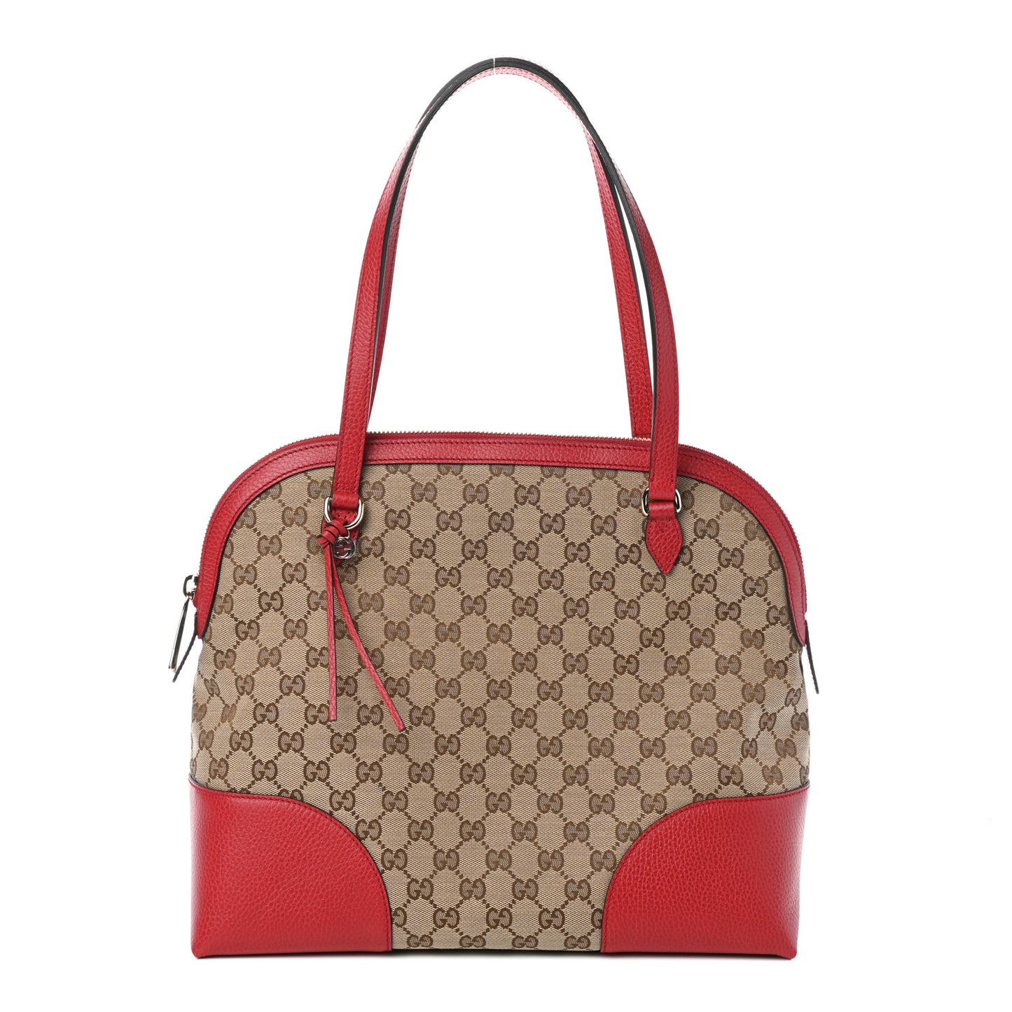 Monogram Medium Bree Shoulder Bag Red