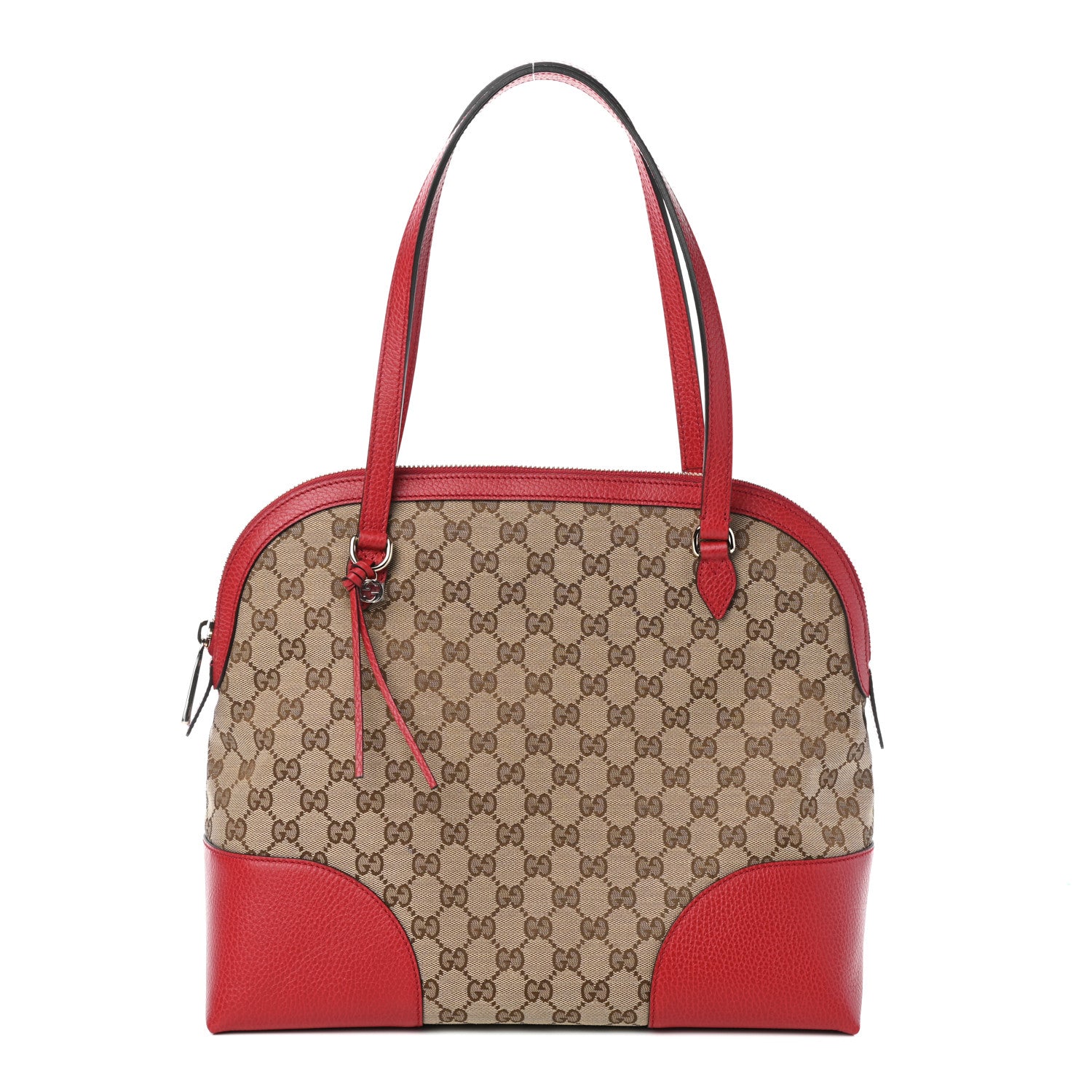 Gucci Monogram Medium Bree Shoulder Bag Red 1 of 9