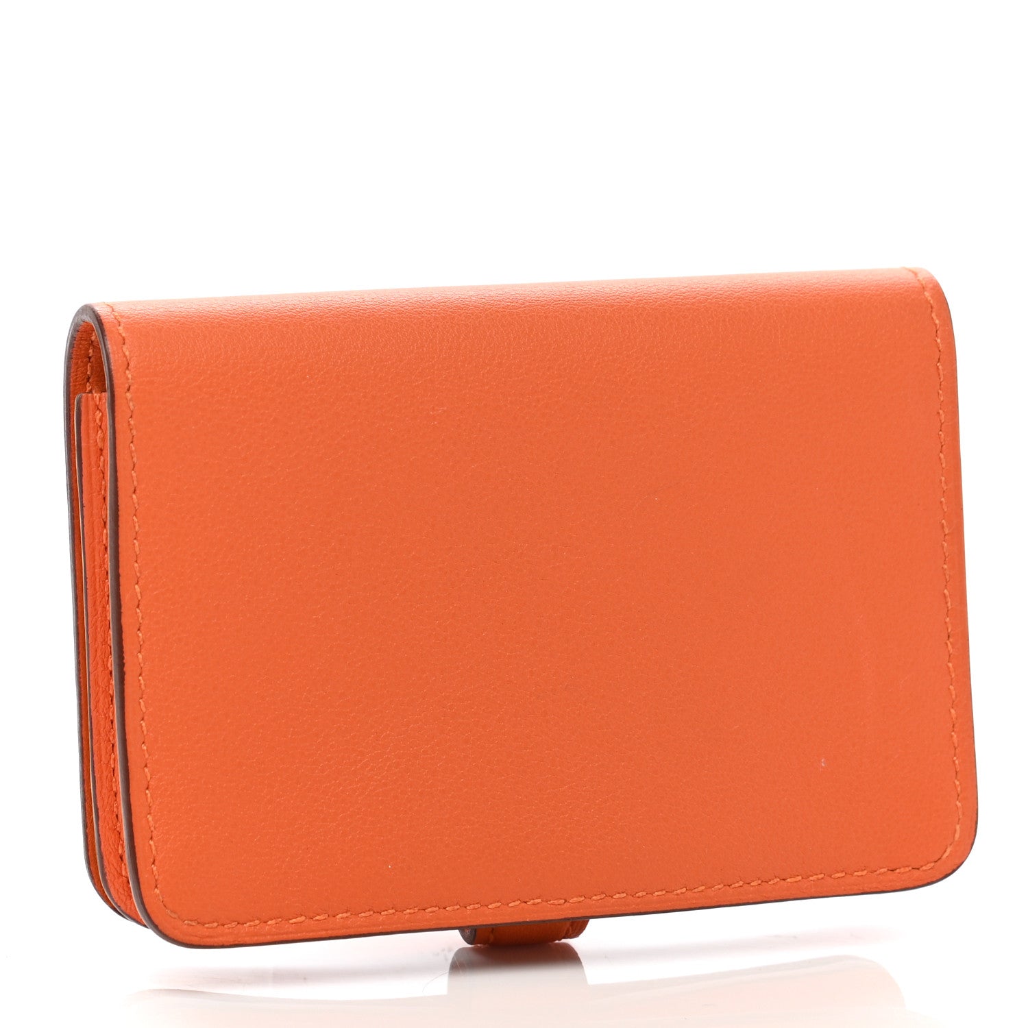 Hermes Evercolor Dogon Card Case Orange 3 of 8