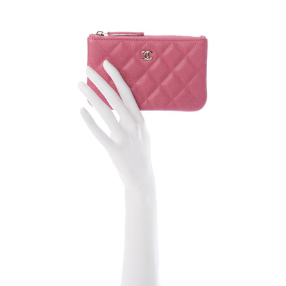 Chanel Caviar Quilted Small Cosmetic Case Pink 2 of 8