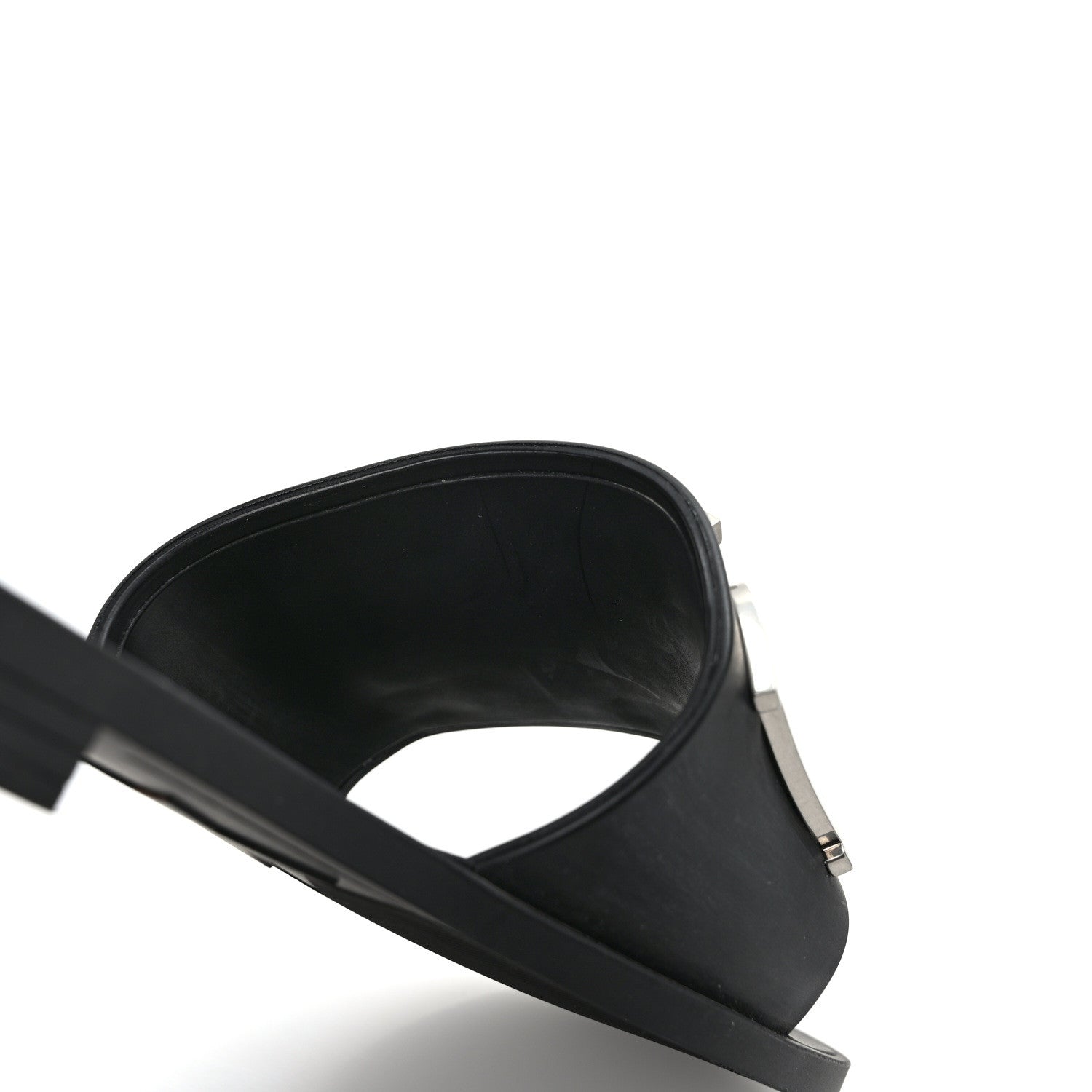 Christian Dior Calfskin Dio(r)evolution 10mm Slide Sandals 39 Black 10 of 11
