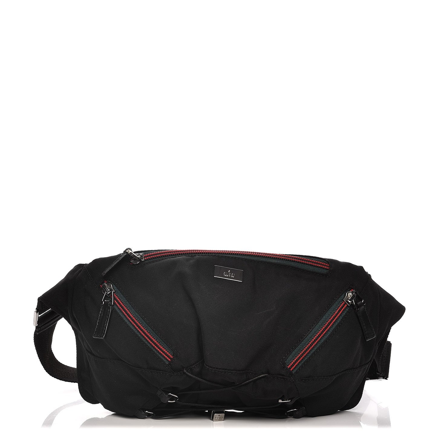 Nylon Web Belt Bag Black