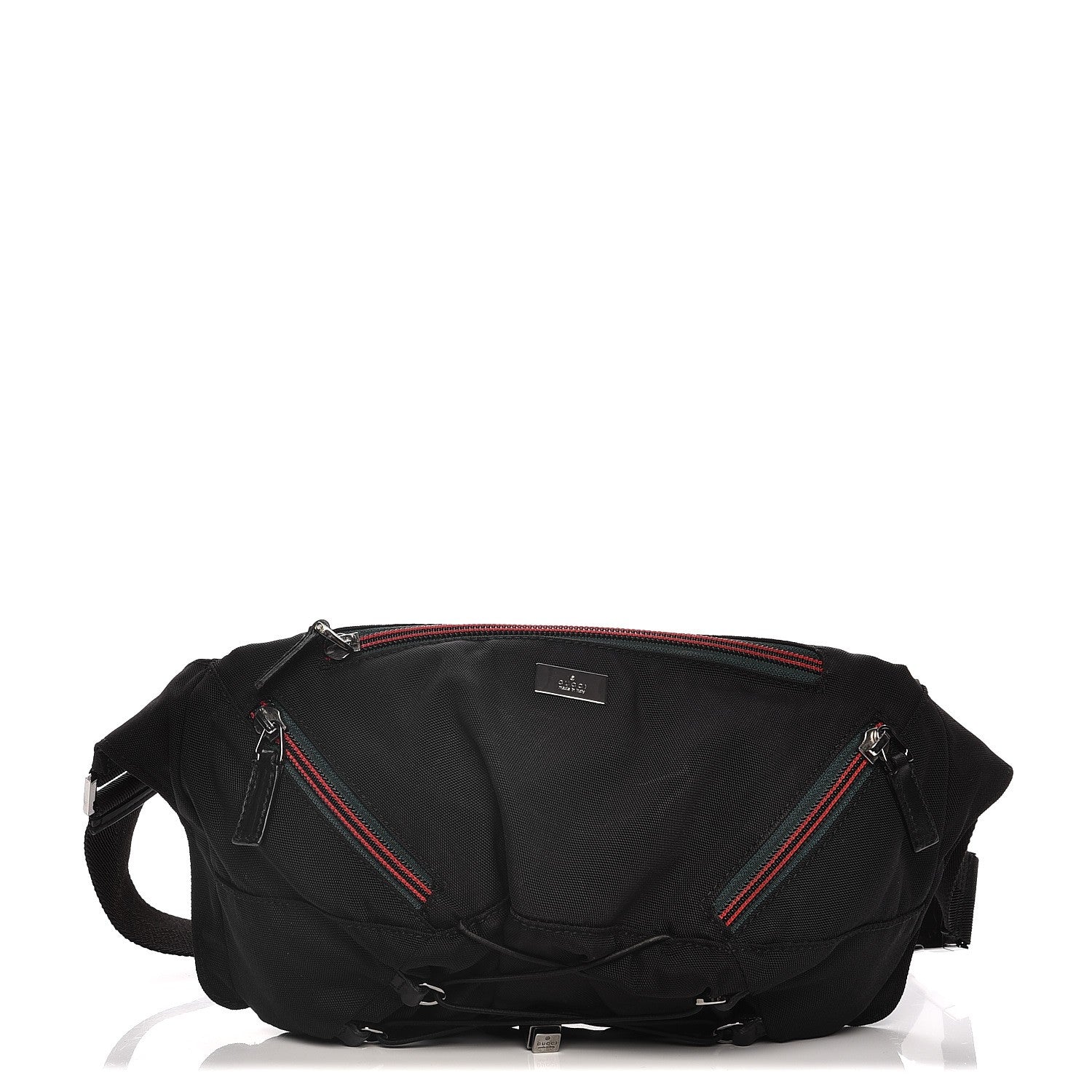Gucci Nylon Web Belt Bag Black 1 of 7