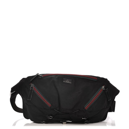 Gucci Nylon Web Belt Bag Black 1 of 7