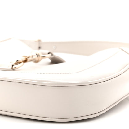 Gucci Ancora Calfskin Web Small Jackie Shoulder Bag Light Grey 10 of 10