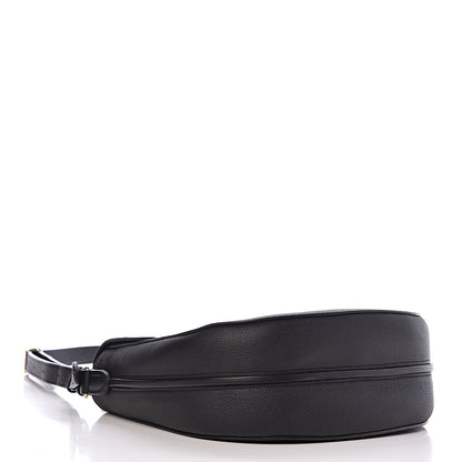 Celine Grained Calfskin Medium Trotteur Black 4 of 11