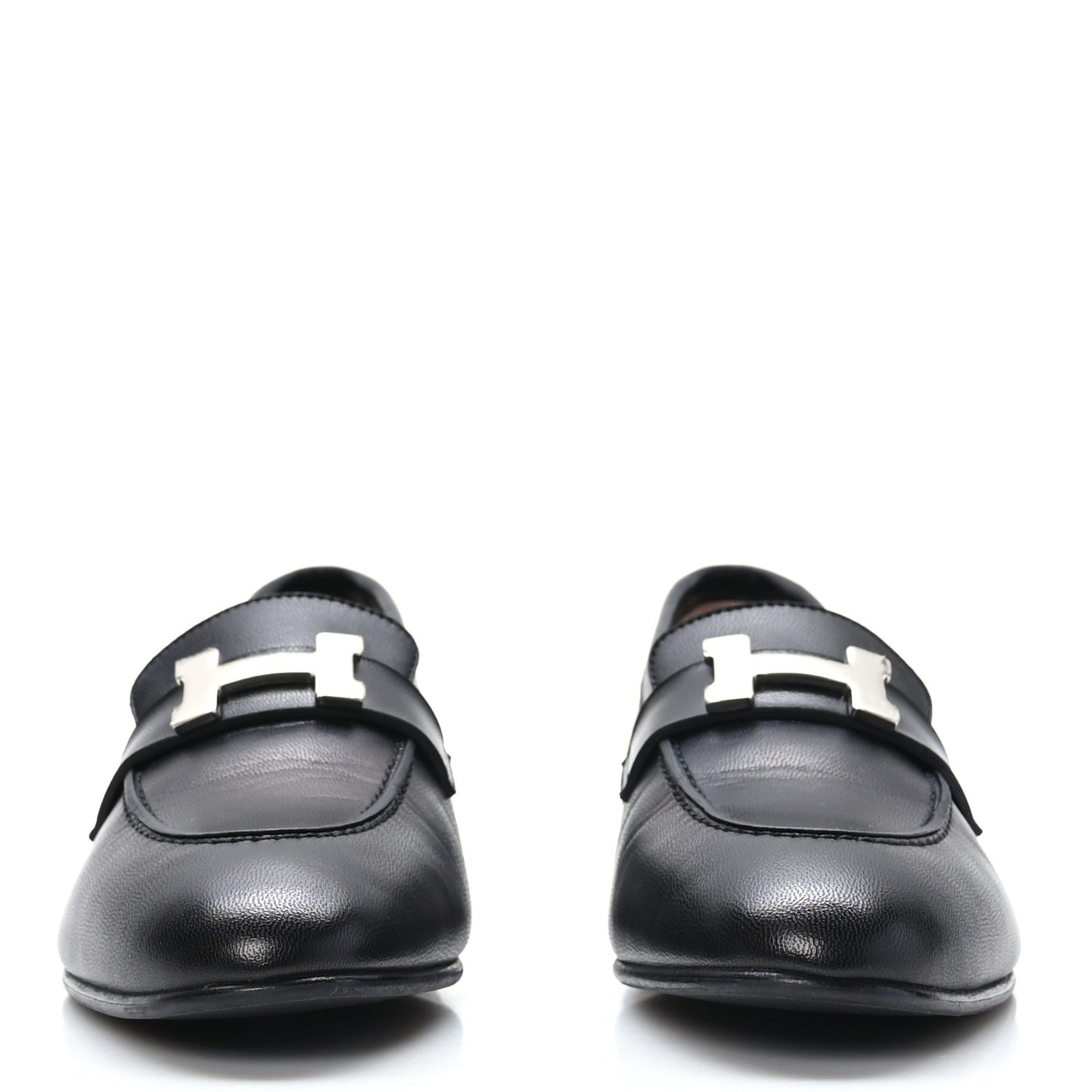 Goatskin Womens Paris Loafers 36 Black