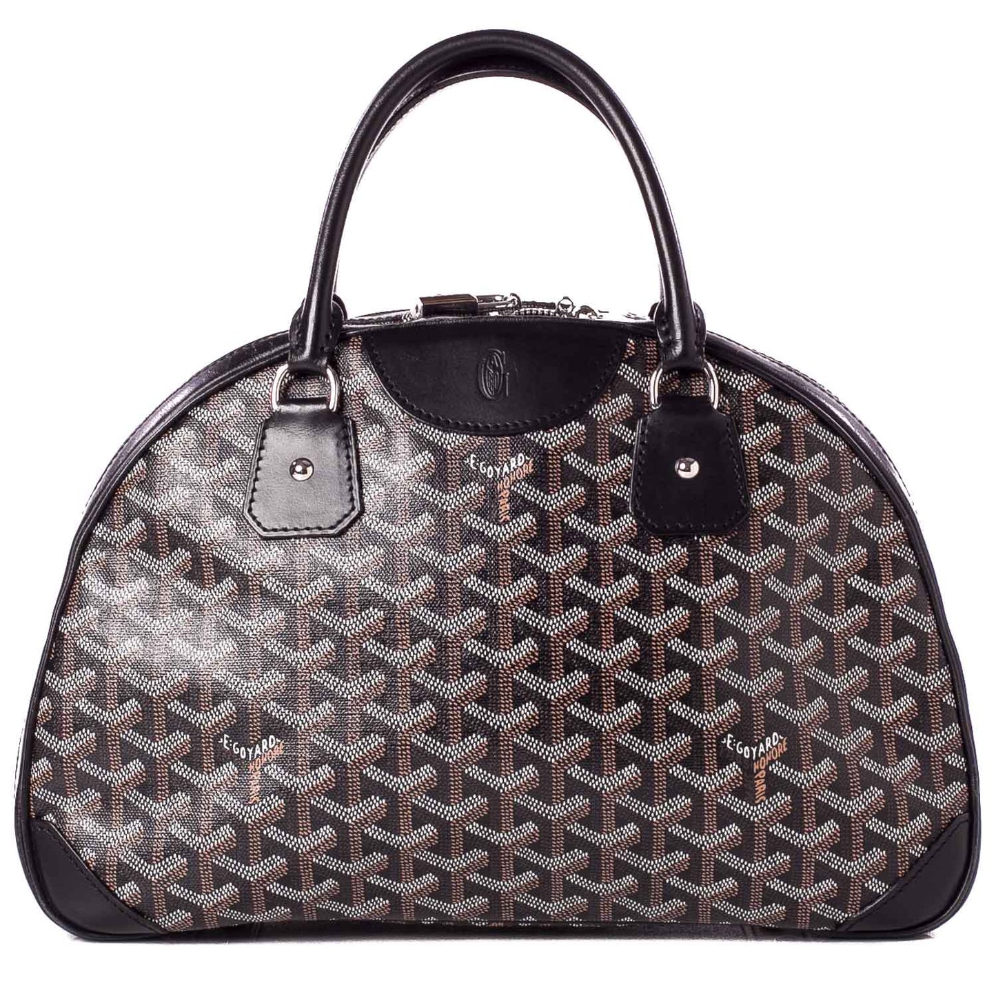 Goyardine Saint Jeanne MM Bowler Black