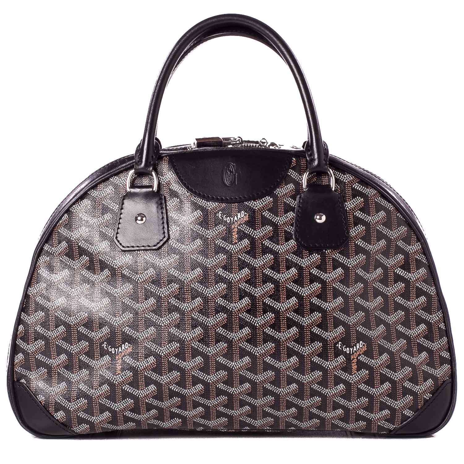 Goyard Goyardine Saint Jeanne MM Bowler Black 1 of 7
