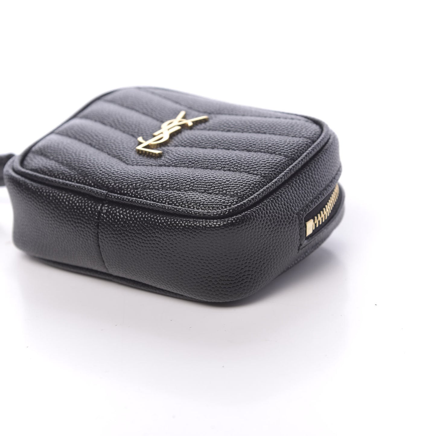 Grain De Poudre Matelasse Monogram Baby Lou Camera Bag Black