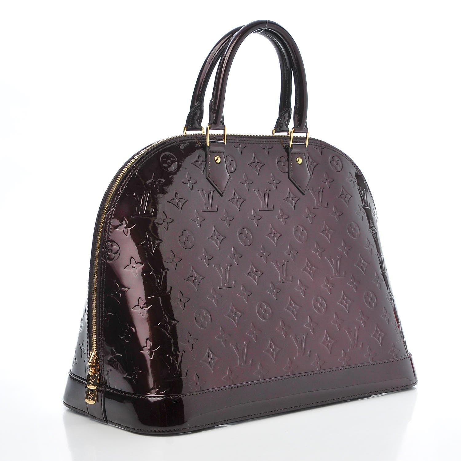 Louis Vuitton Vernis Alma GM Amarante 3 of 6