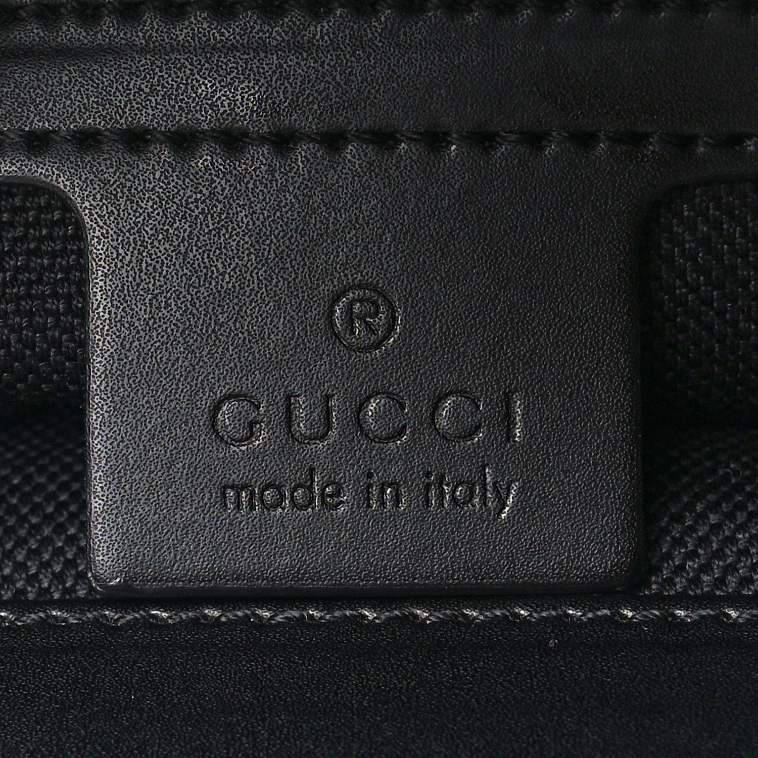 Gucci GG Supreme Monogram Appia Calfskin Web Flat Messenger Bag Black Grey 6 of 12