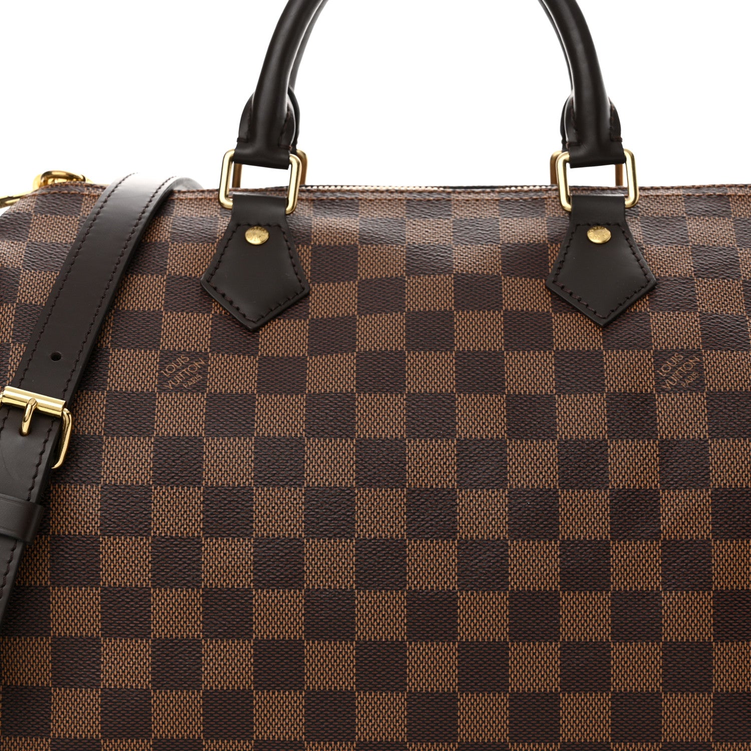 Louis Vuitton Damier Ebene Speedy Bandouliere 30 8 of 11