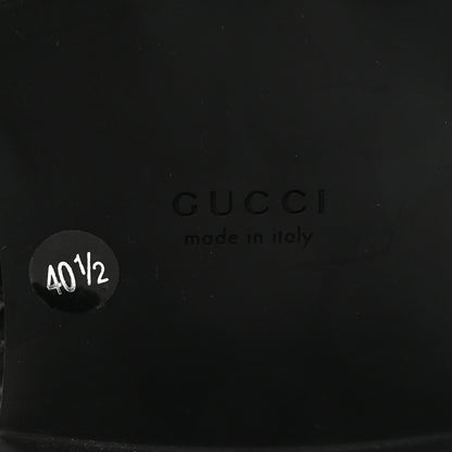 Gucci Cordovan Lux Nappa GG Matelasse Lace Up 60mm Combat Boots 40.5 Black 7 of 9