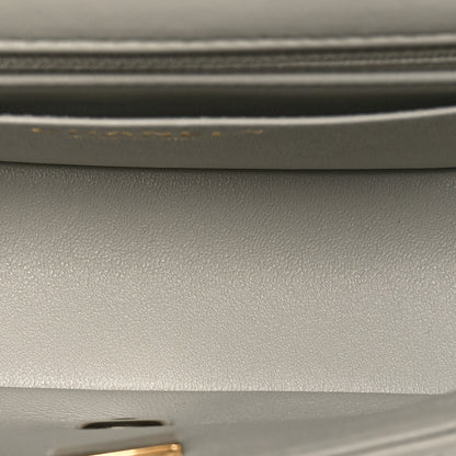Chanel Lambskin Quilted Mini Rectangular Flap Grey 5 of 11