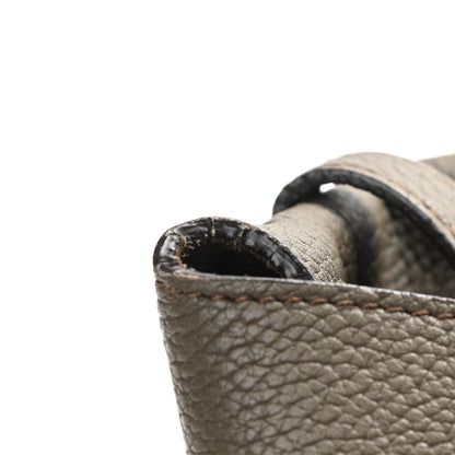 Celine Crisped Calfskin Large Tie Knot Tote Dark Khaki 13 of 13