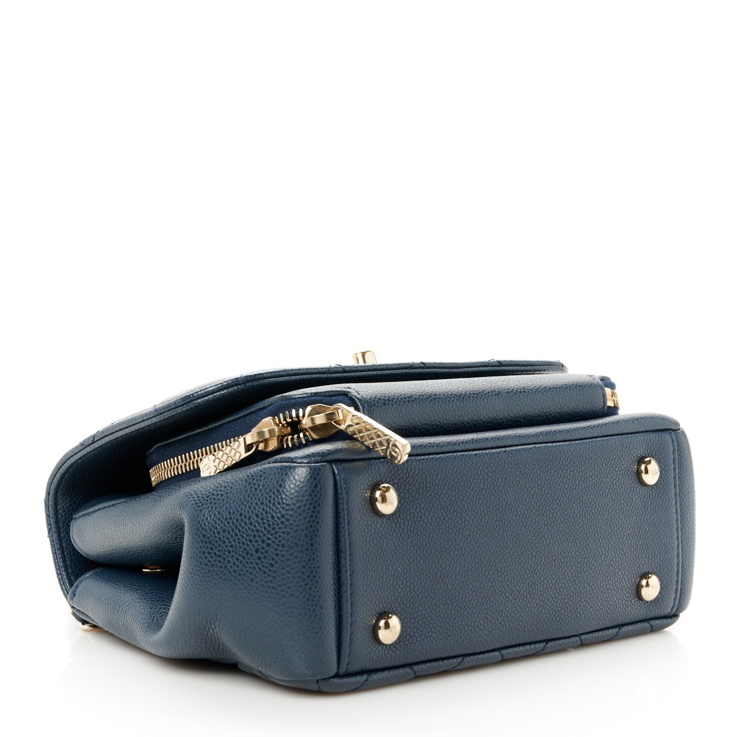 Chanel Caviar Quilted Small Business Affinity Flap Navy 4 of 11