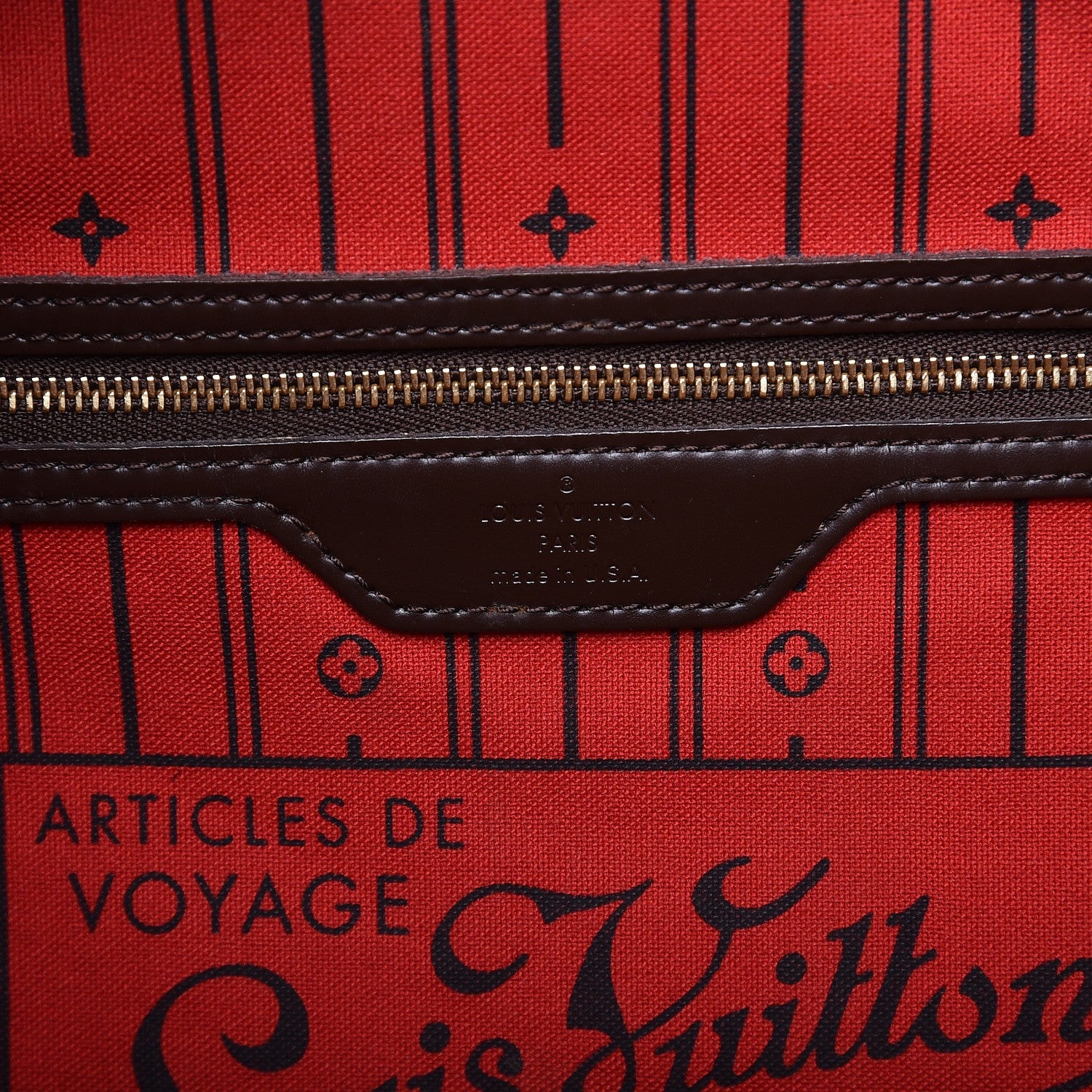Louis Vuitton Damier Ebene Neverfull MM 6 of 11