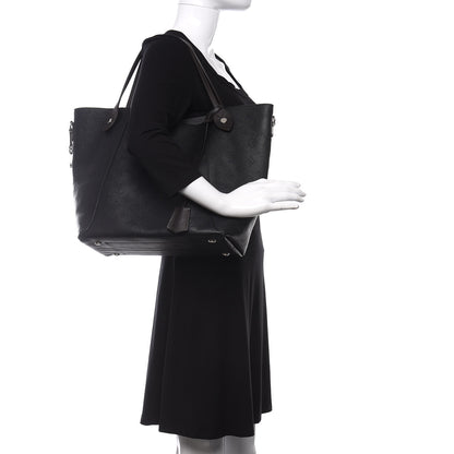 Louis Vuitton Mahina Hina MM Black 2 of 11