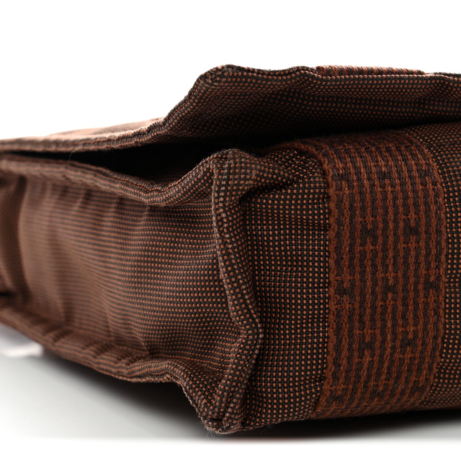 Hermes Canvas Herline Messenger Bag Brown 22 of 31