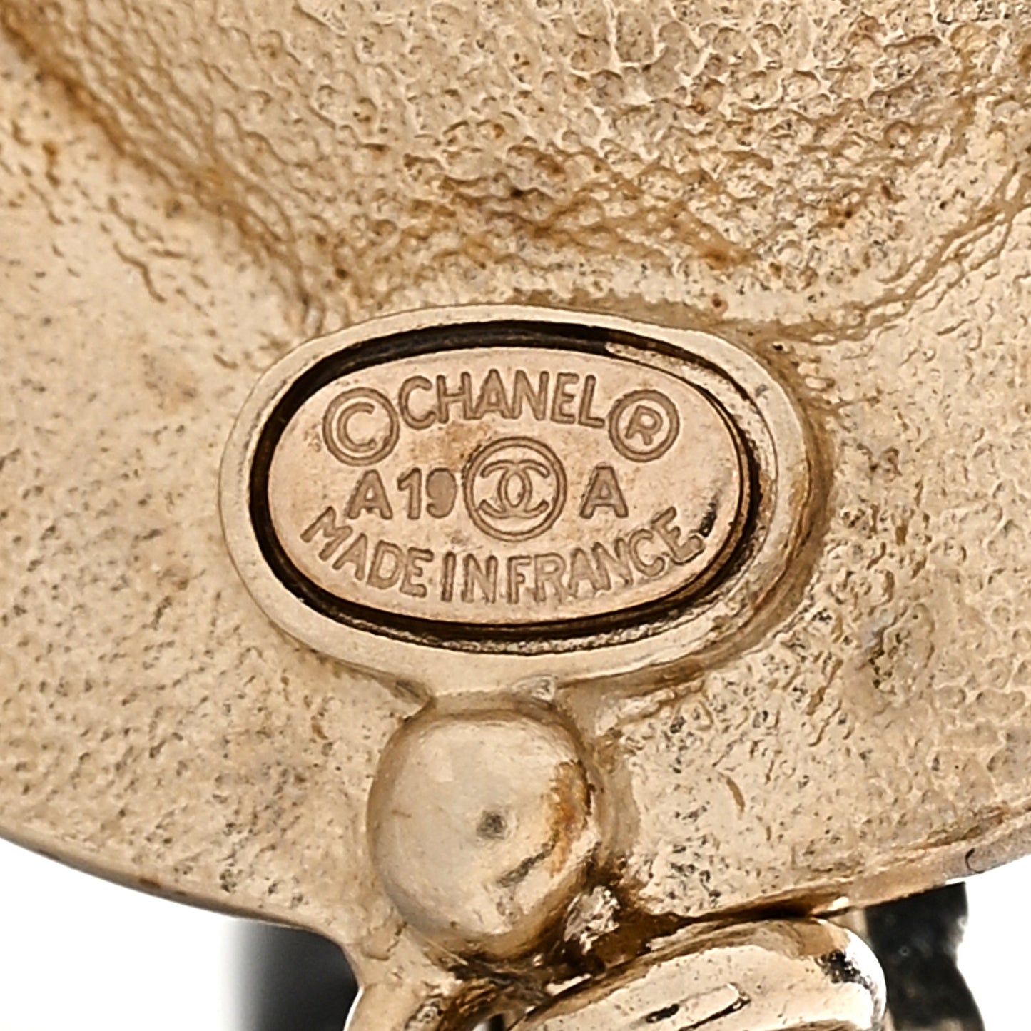 Resin Pearl Crystal Ramses Jewels Drop Earrings Gold Blue