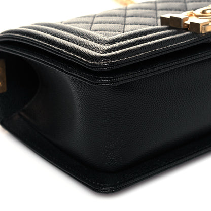 Chanel Caviar Quilted Small Boy Flap Black 8 of 12