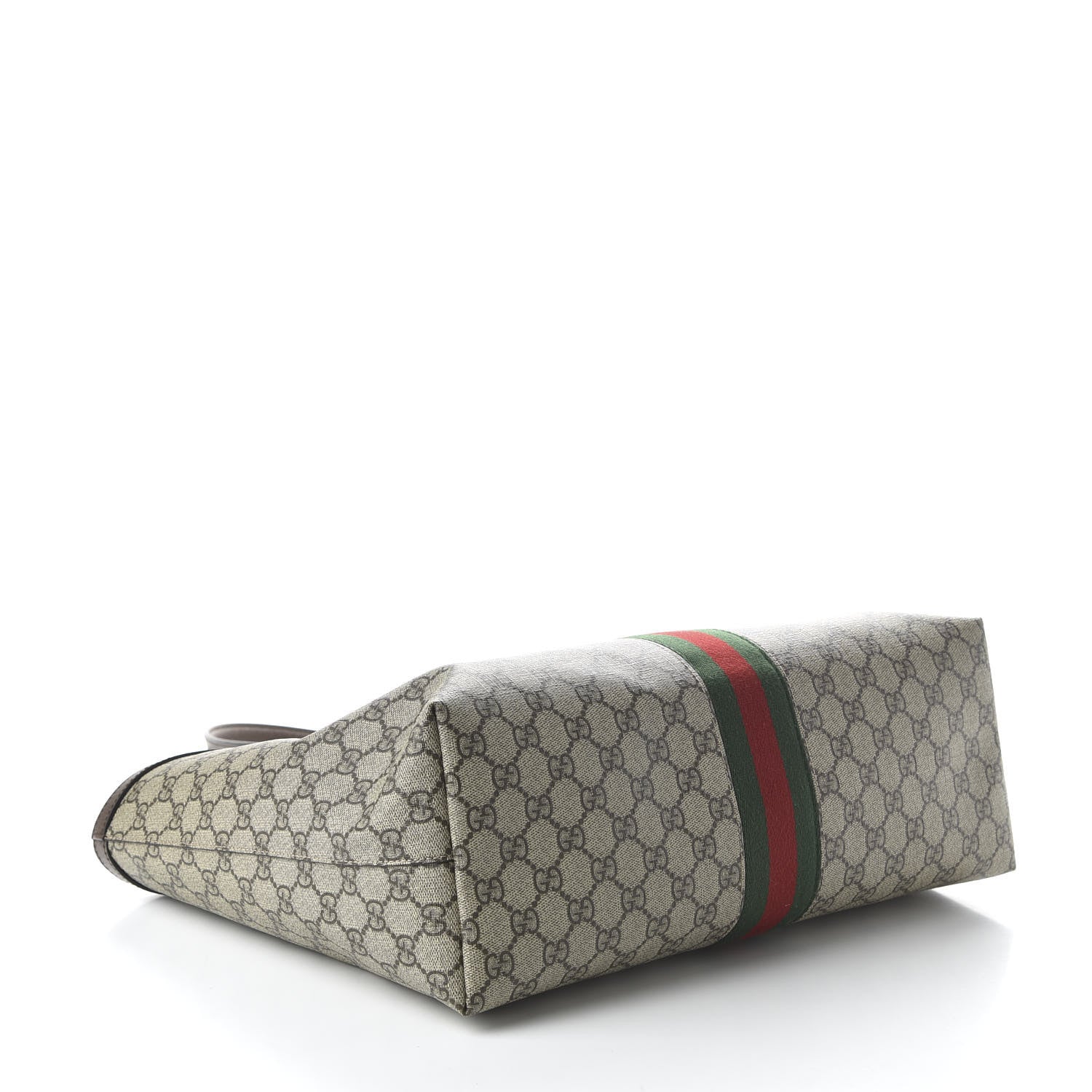 Gucci GG Supreme Monogram Medium Ophidia Shopping Tote Brown 4 of 11