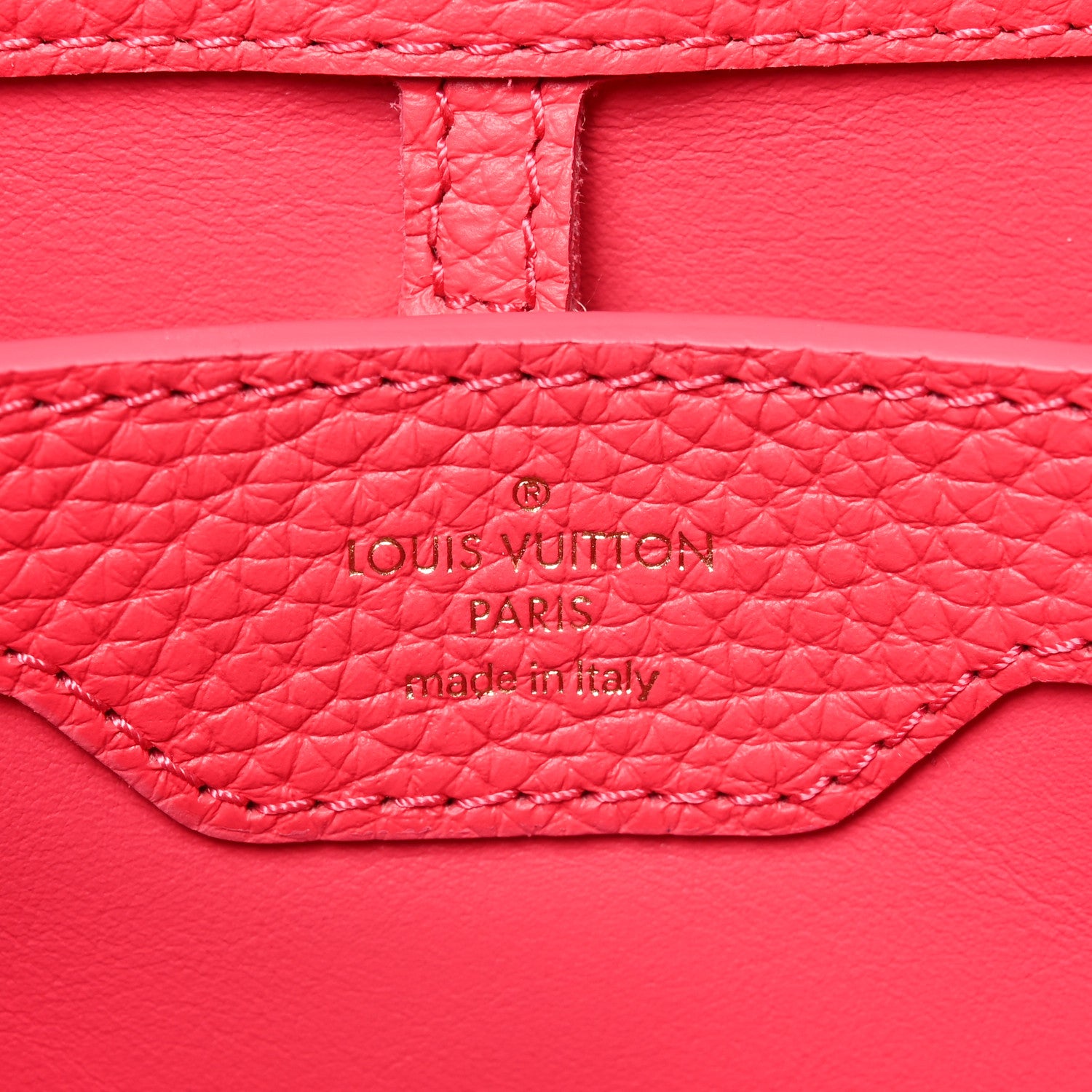 Louis Vuitton Taurillon Capucines PM Black Rose Berlingot 6 of 9