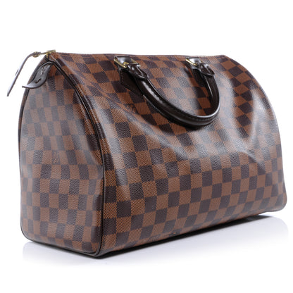 Louis Vuitton Damier Ebene Speedy 30 4 of 9