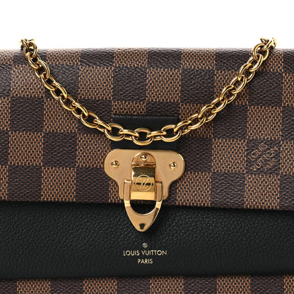 Louis Vuitton Damier Ebene Vavin Chain Wallet Black 7 of 12