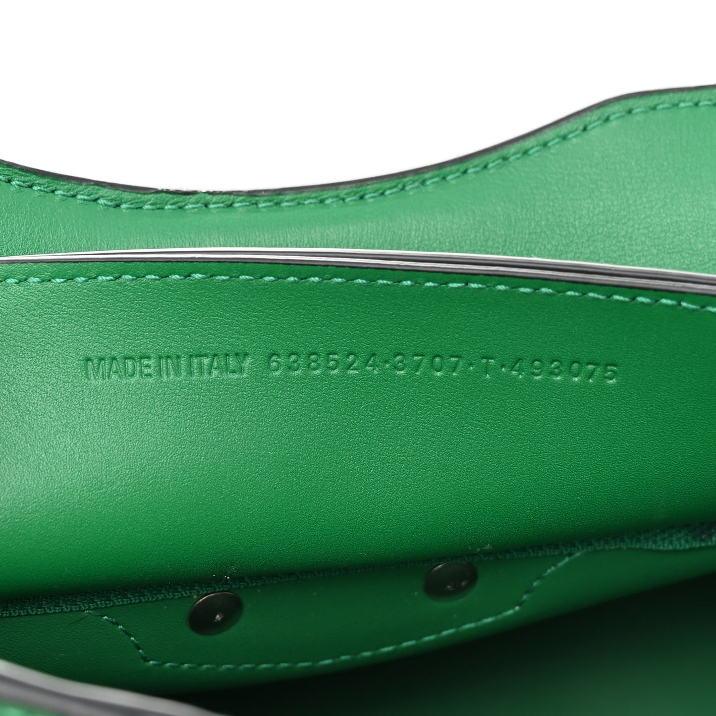 Smooth Calfskin Neo Classic Silver Hardware Mini City Grass Green