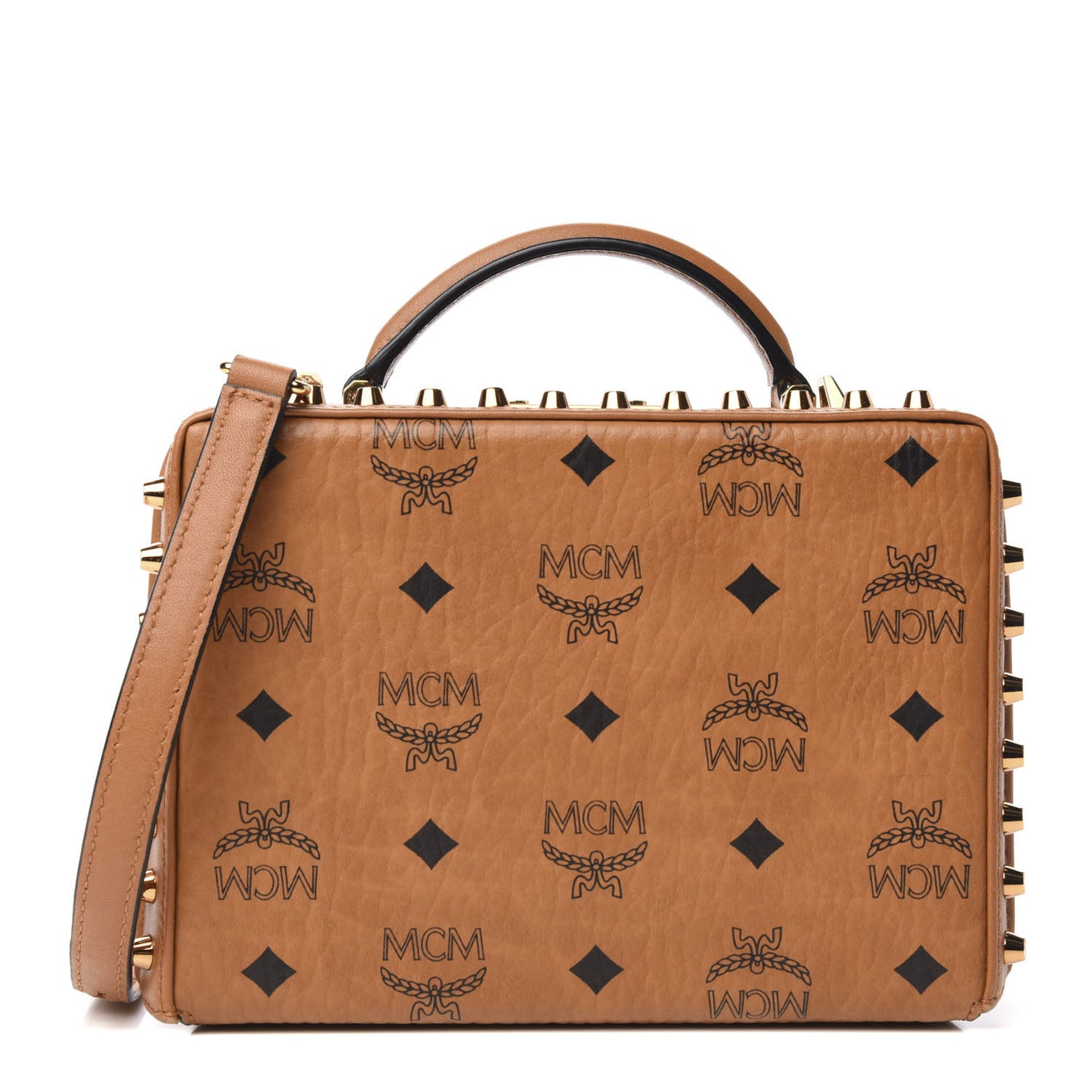 Visetos Small Berlin Crossbody Cognac